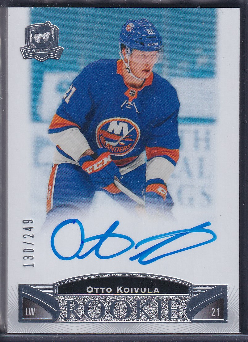 OTTO KOIVULA - 2019 The Cup Rookie Auto #120, /249