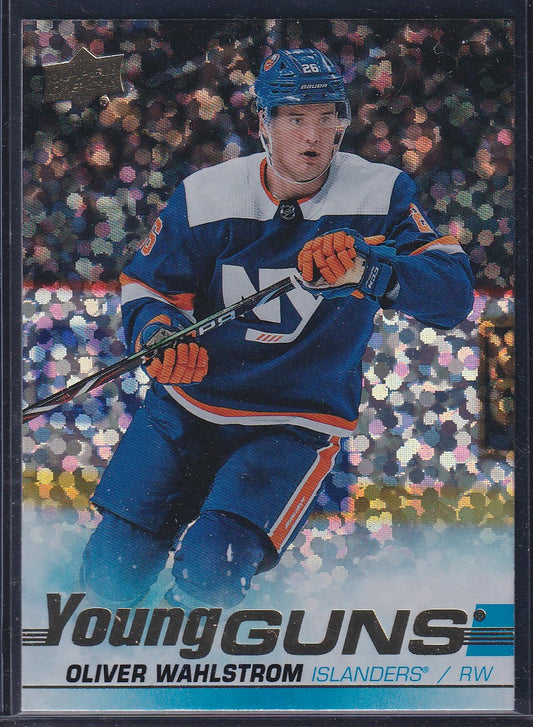 OLIVER WAHLSTROM - 2019 Upper Deck Young Guns SPECKLED RAINBOW #457