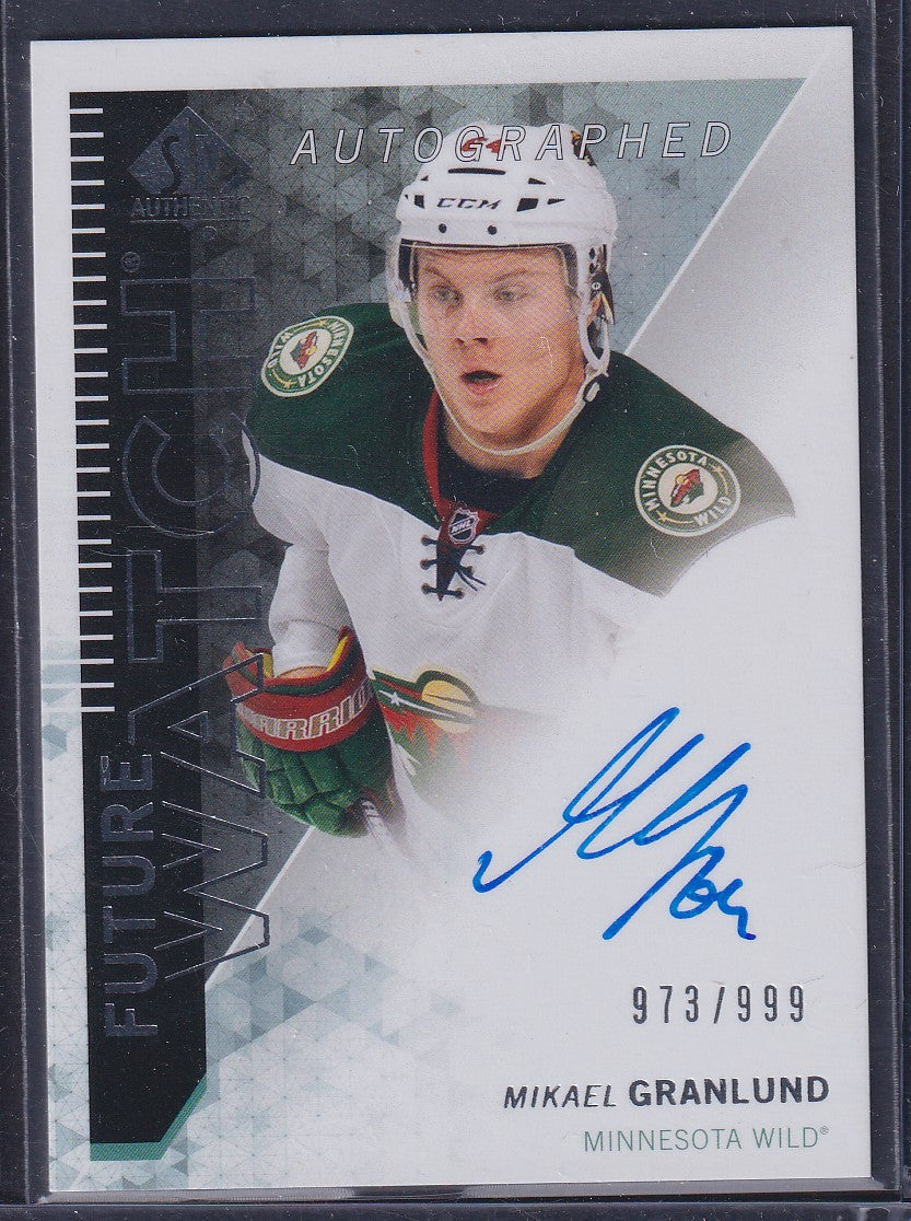 MIKAEL GRANLUND - 2013 SP Authentic Future Watch Auto #319, /999