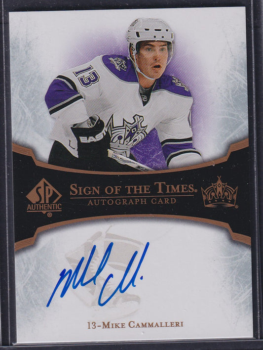 MIKE CAMMALLERI - 2007 SP Authentic Sign of the Times Auto #ST-MC