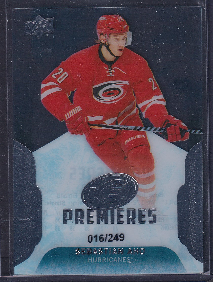 SEBASTIAN AHO - 2016 Upper Deck Ice Premieres #185, /249