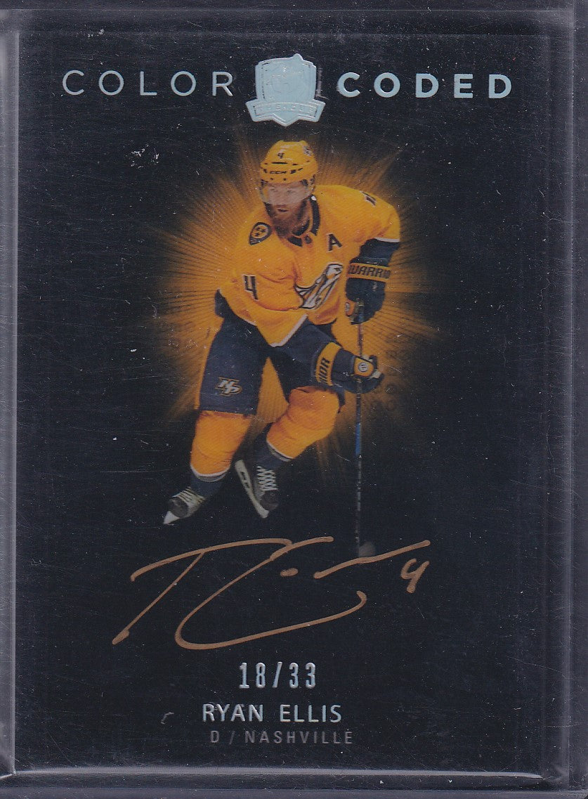 RYAN ELLIS - 2017 The Cup Color Coded Auto #CC-RE, /33