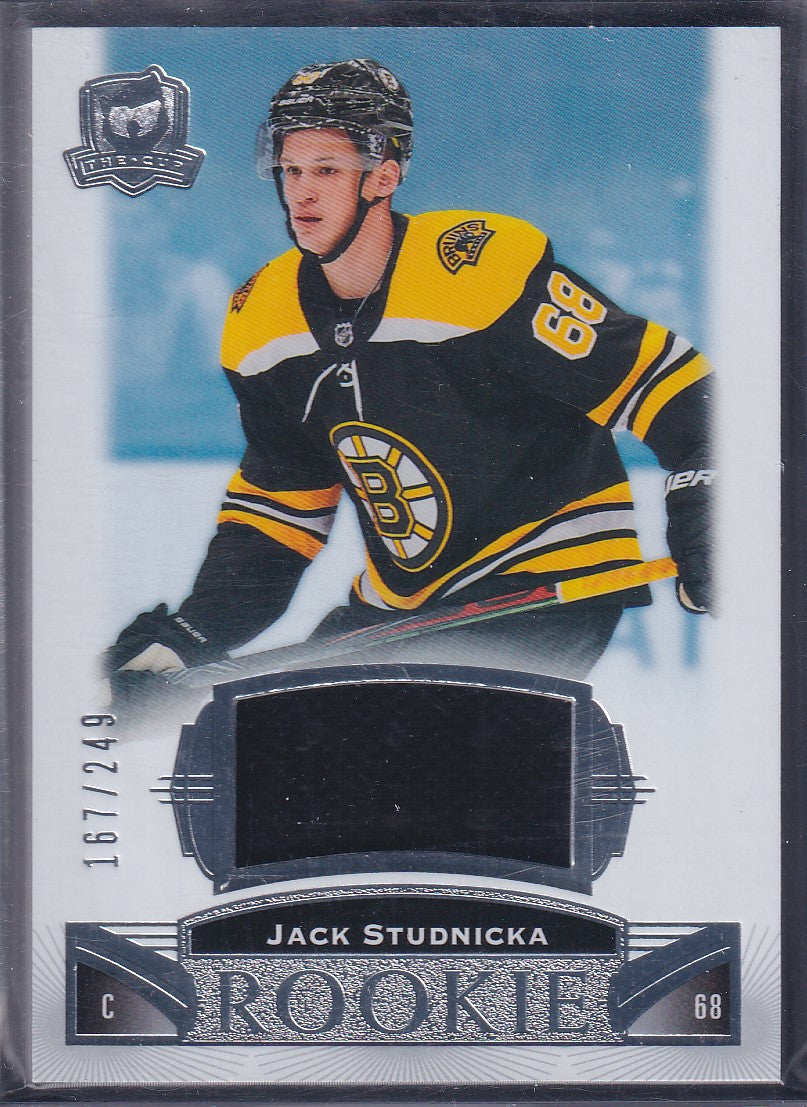 JACK STUDNICKA - 2019 The Cup Rookie Patch #156, /249