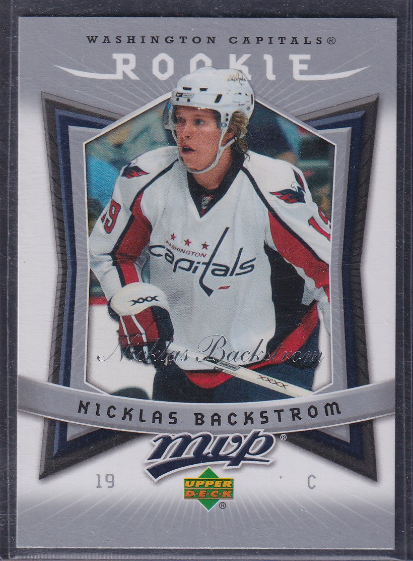 NICKLAS BACKSTROM - 2007 Upper Deck MVP Rookie #358