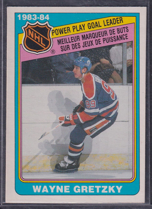 WAYNE GRETZKY - 1983 O-Pee-Chee Power Play Goal Leader #383