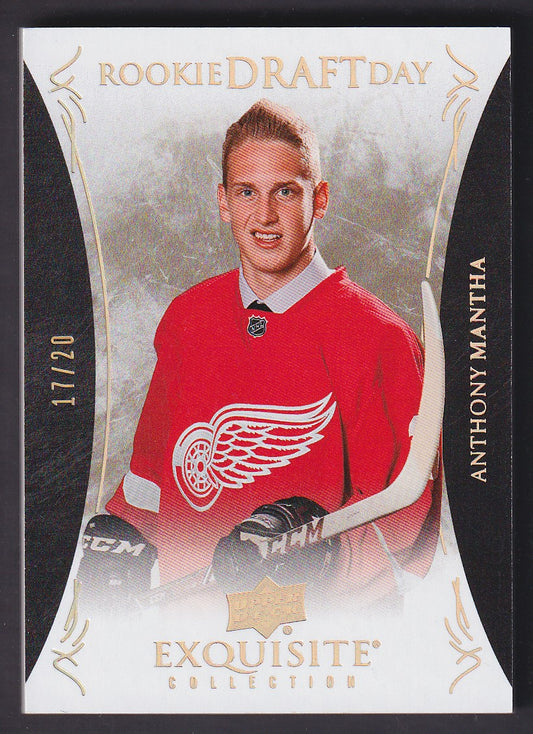 ANTHONY MANTHA - 2016 Upper Deck Exquisite Rookie Draft Day #RDD-MA, /20