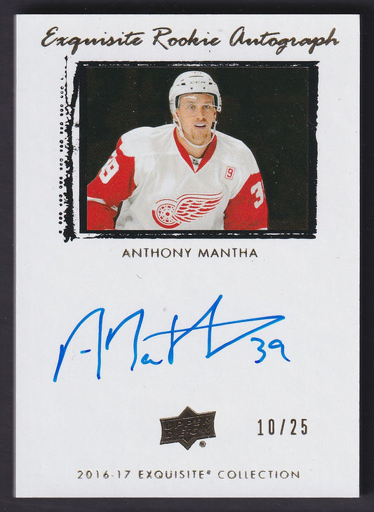 ANTHONY MANTHA - 2016 Upper Deck Exquisite Rookie Autograph #09T-MA, /25