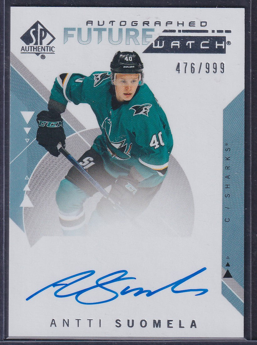 ANTTI SUOMELA - 2018 SP Authentic Future Watch Auto #203, /999