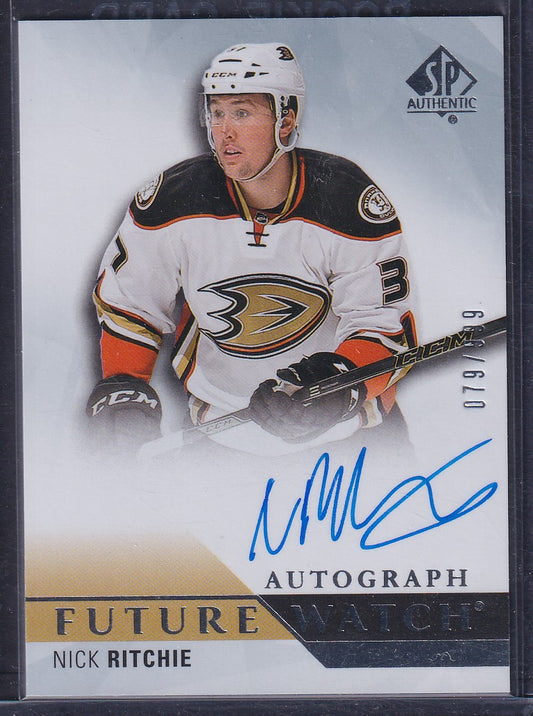 NICK RITCHIE- 2015 SP Authentic Future Watch Auto #269, /999
