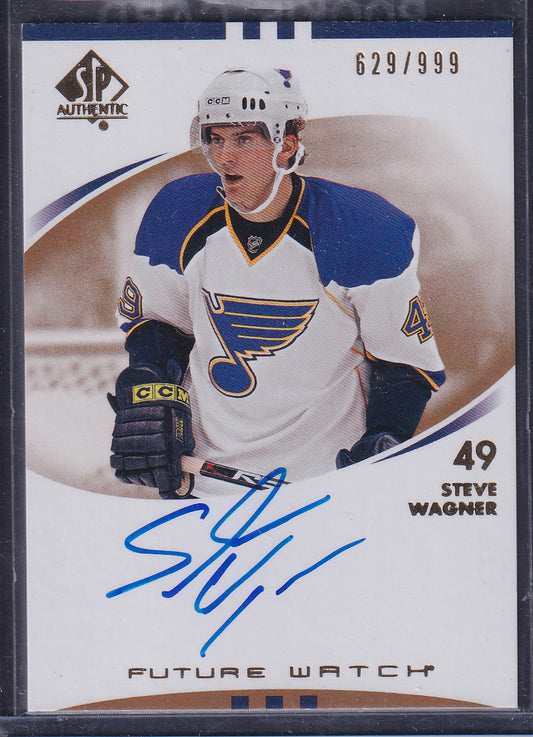 STEVE WAGNER - 2007 SP Authentic Future Watch Auto #244, /999