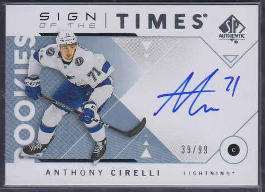 ANTHONY CIRELLI, 2018 SP Sign of the Times Auto #SOTR-AC, /99