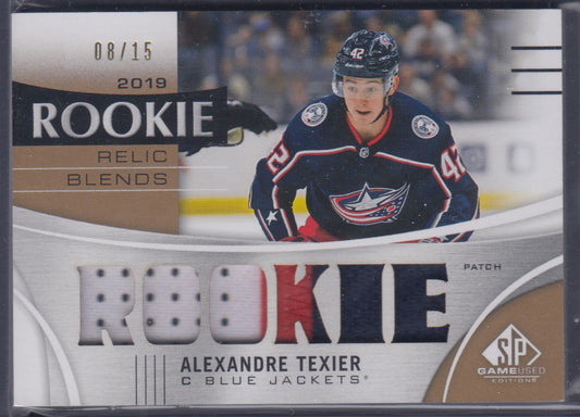 ALEXANDRE TEXIER, 2019 SP Rookie Relic Blends Patch #RRB-AT, /15