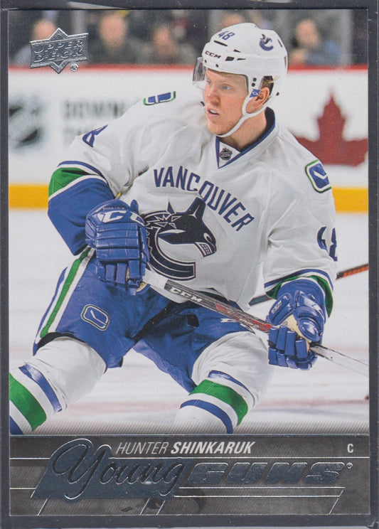 HUNTER SHINKARUK - 2015 Upper Deck Young Guns #462