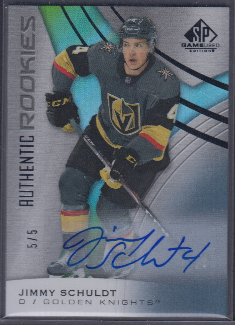 JIMMY SCHULDT, 2019 SP Authentic Rookies Auto #172, /5