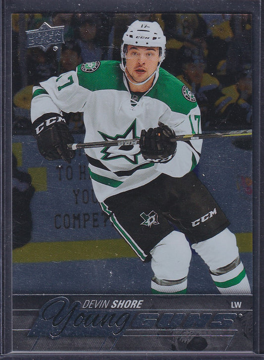 DEVIN SHORE - 2015 Upper Deck Young Guns SILVER FOIL #489