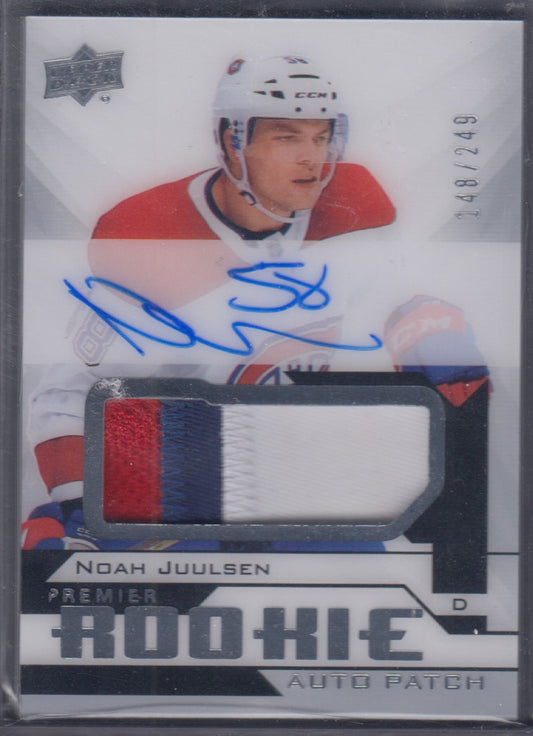 NOAH JUULSEN, 2018 Premier Rookie Auto Patch, /249