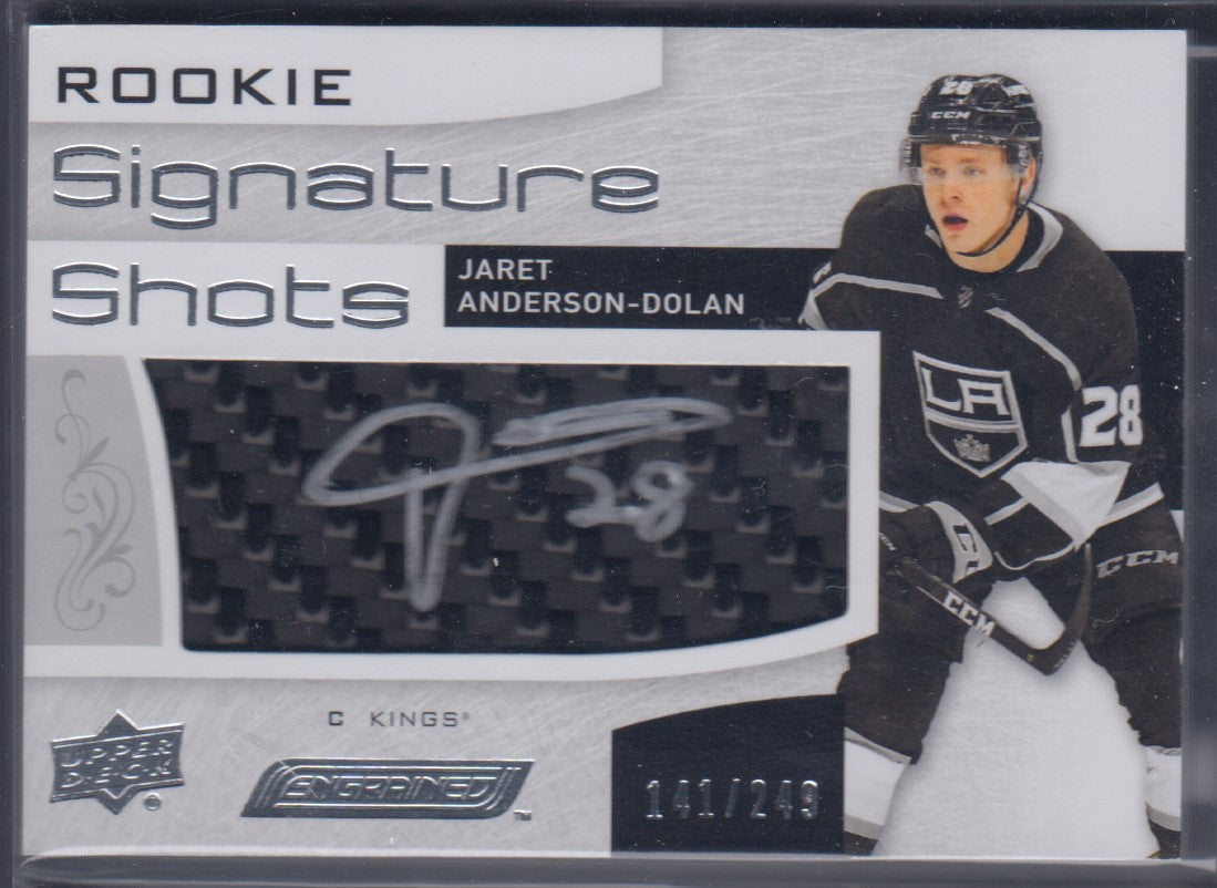 JARET ANDERSON-DOLAN, 2018 Rookie Signature Shots Auto #RSS-JD, /249