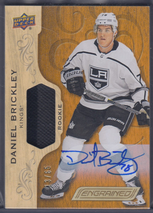 DANIEL BRICKLEY, 2018 Engrained Auto Patch #69, /65