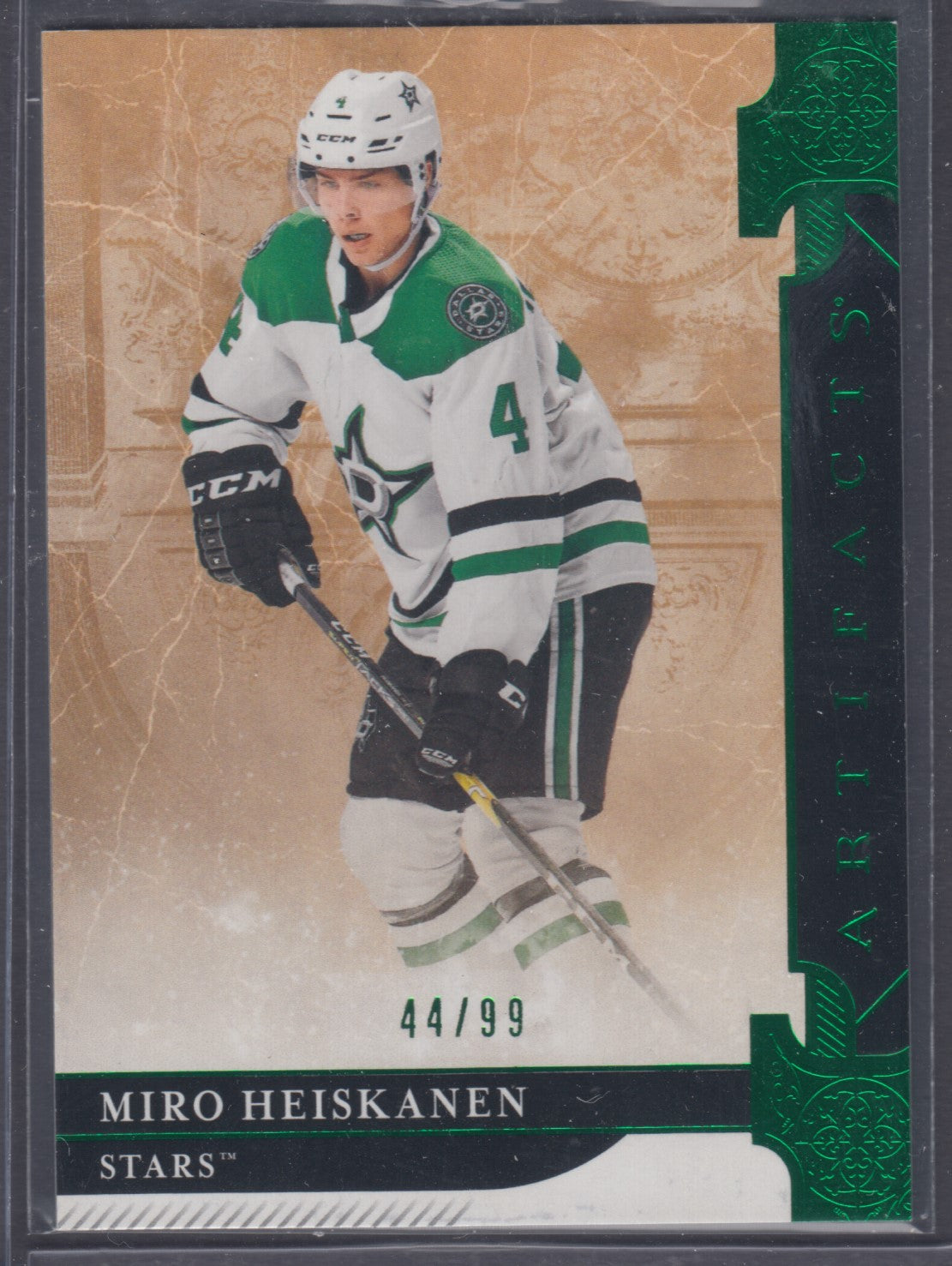 MIRO HEISKANEN, 2019 Upper Deck Artifacts, #III, /99