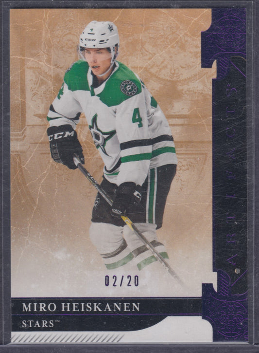 MIRO HEISKANEN, 2019 Upper Deck Artifacts, #III, /20