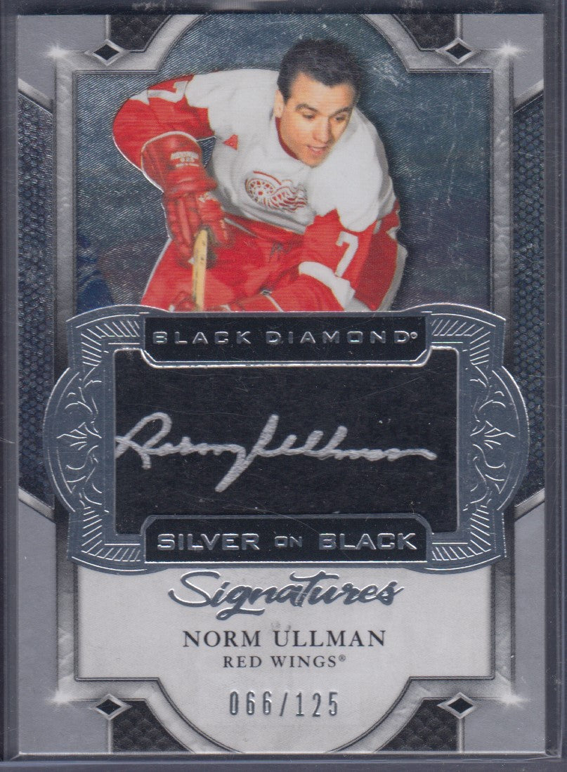 NORM ULLMAN, 2019 Black Diamond Silver on Black Auto, #SB-NU, /125