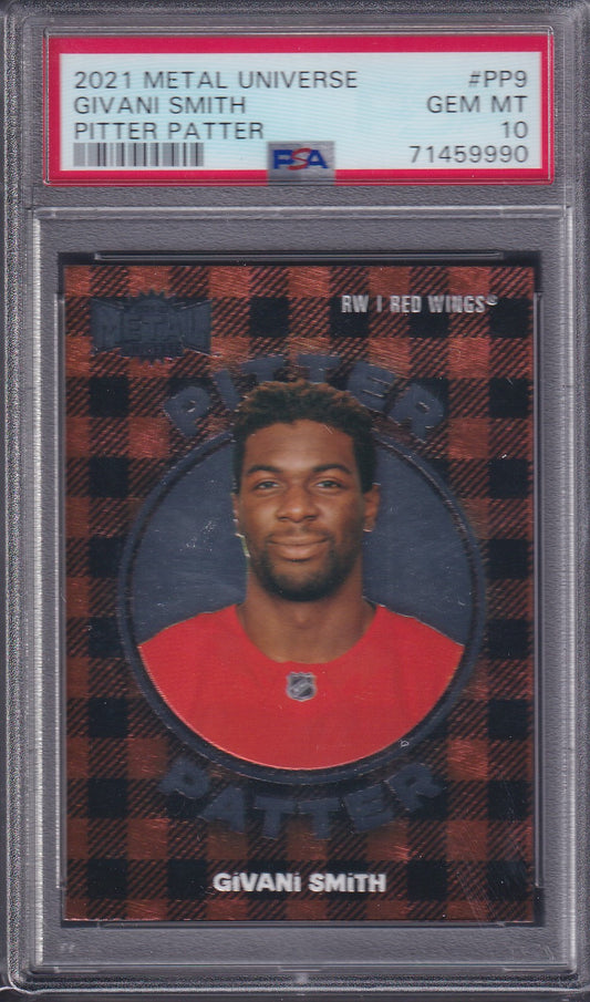 GIVANI SMITH - 2021 Metal Universe Pitter Patter #PP9, PSA 10