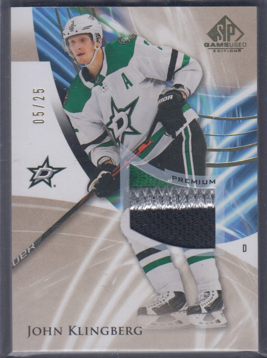 JOHN KLINGBERG, 2020 SP Game Used #11, /25