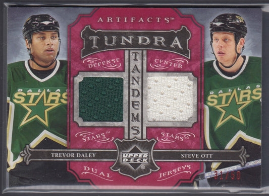 DALEY/OTT, 2006 Artifacts Tundra Tandems Patch #TT-DO, /50