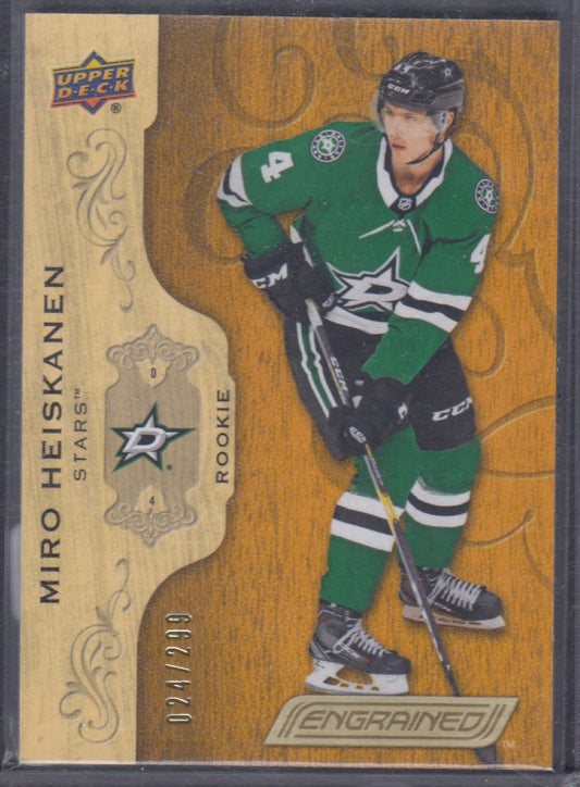 MIRO HEISKANEN, 2018 Engrained Rookie #85, /299